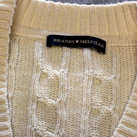 Brandy Melville Knit Sweater Cardigan - Picture 2 of 5
